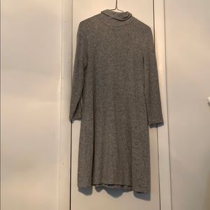 Turtleneck sweater dress